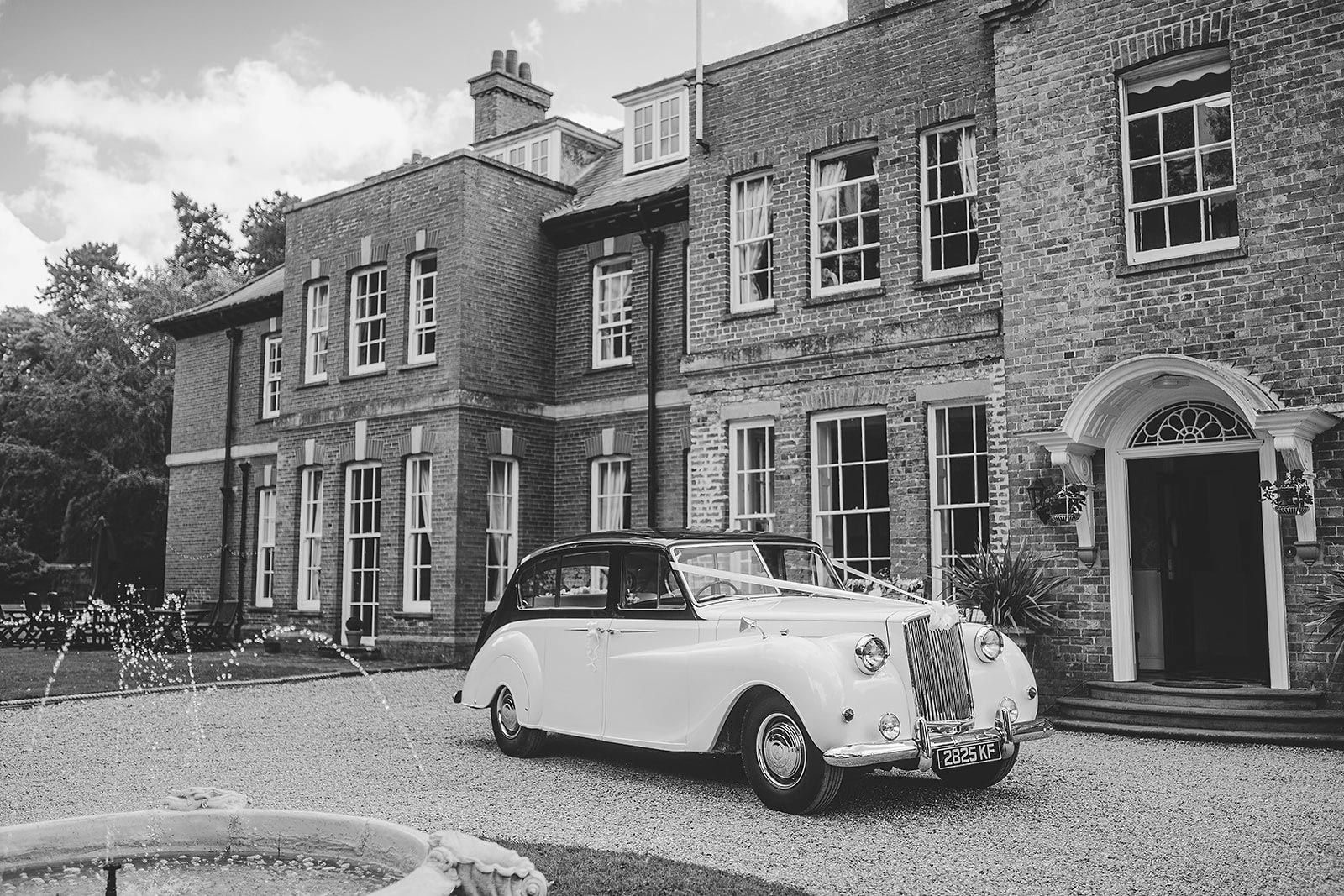 Princess Vintage Car for the Wedding of Georgie