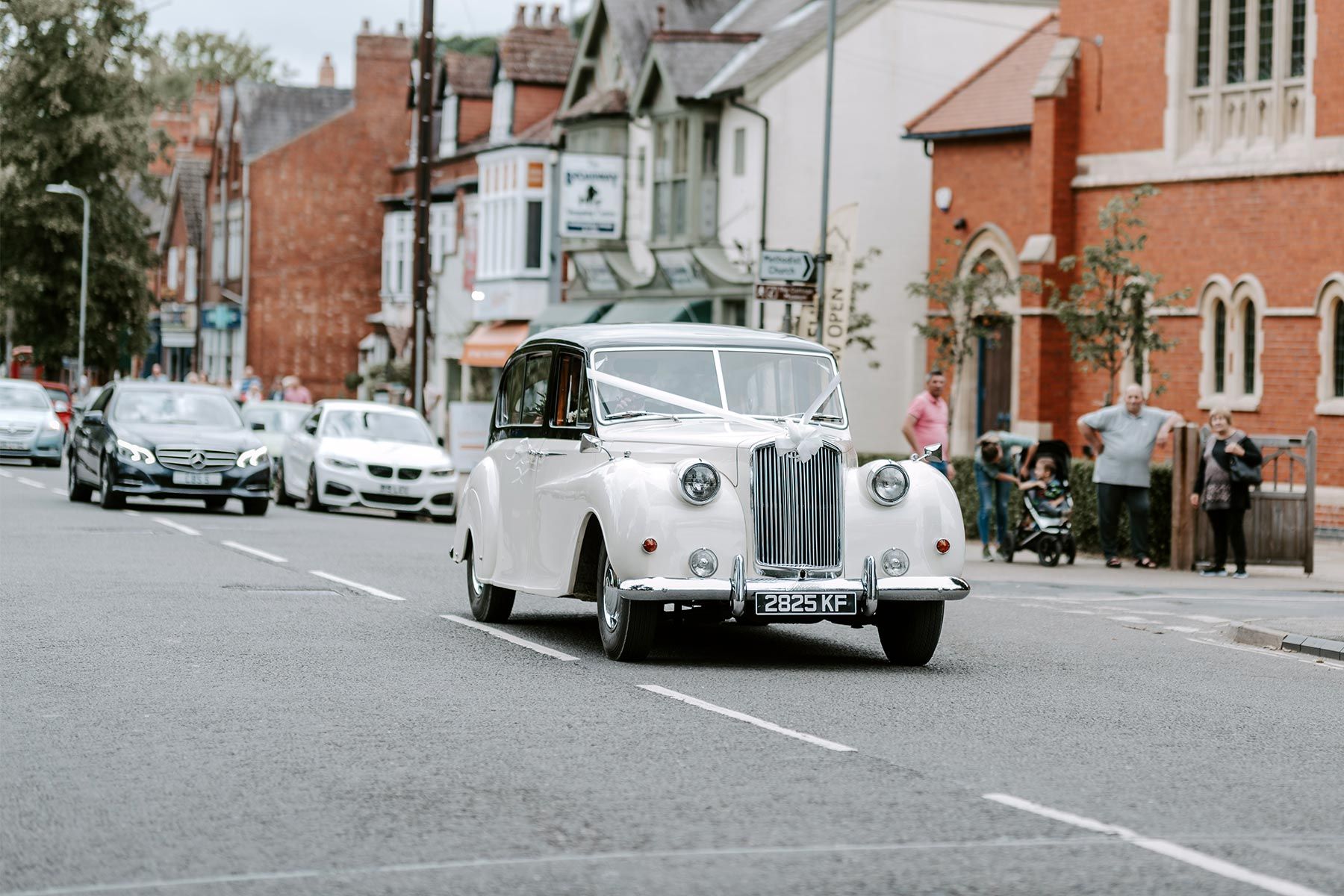 Princess Vintage Car for the Wedding of Georgie