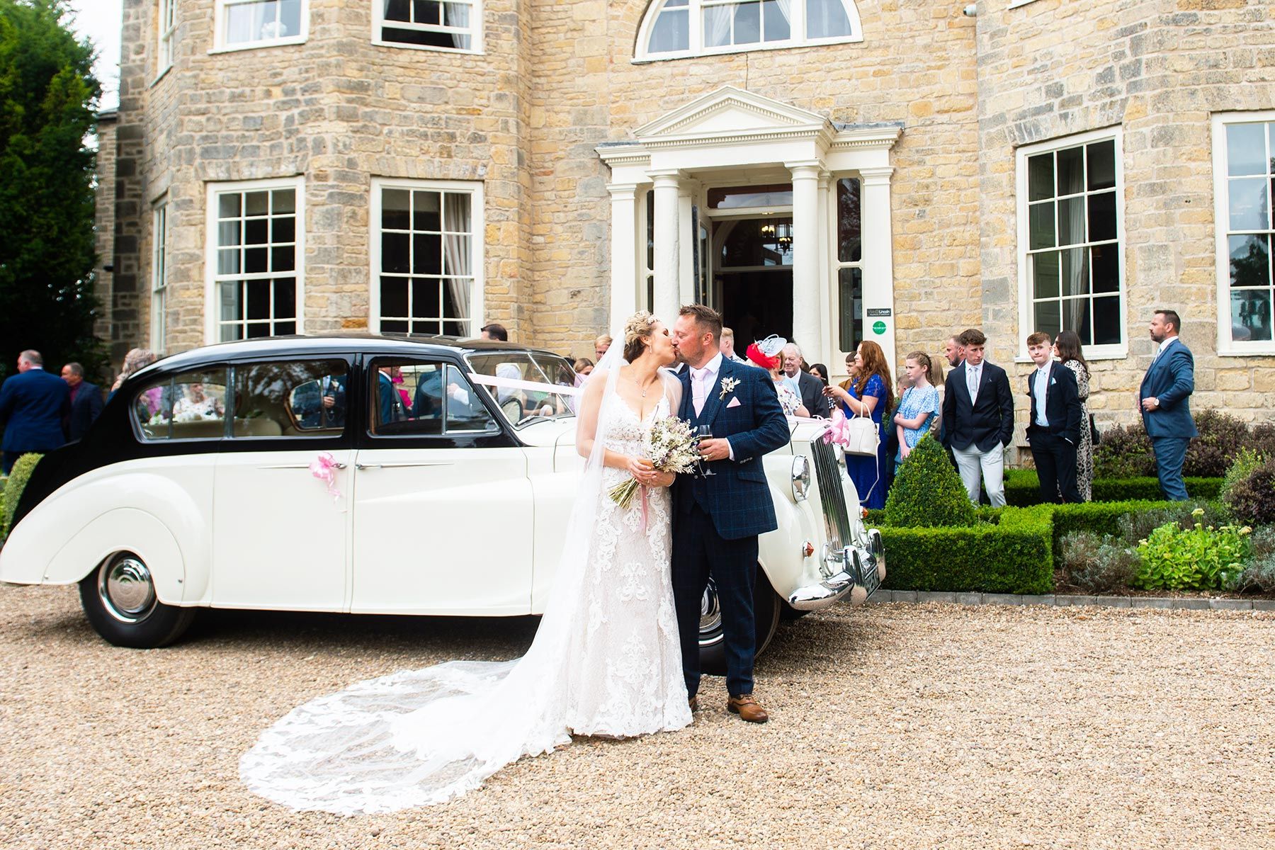 Princess Vintage Car for the Wedding of Rebecca