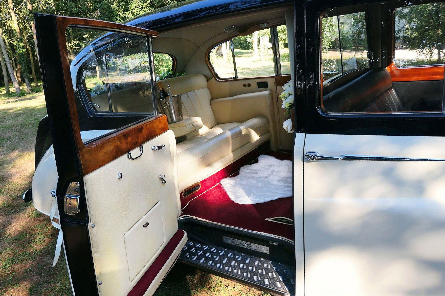 Inside Our Austin Princess Vanden Plas  Wedding Car